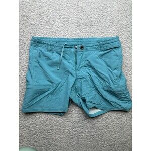 Kuhl cargo stretch shorts sz 6 ladies turquoise